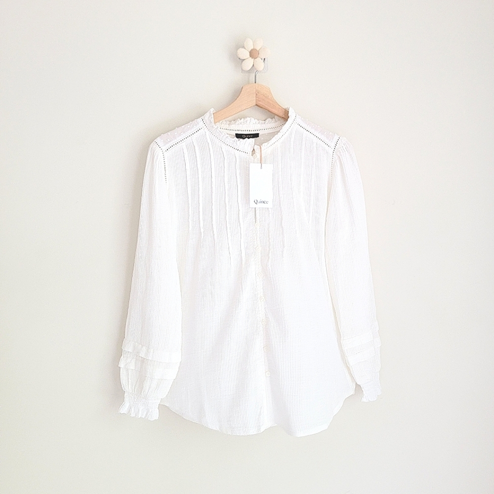 Quince White Blouse